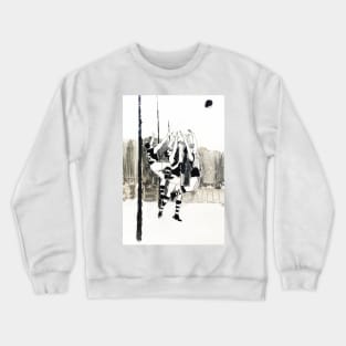 Footballers - going for it! Crewneck Sweatshirt